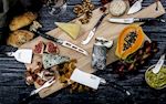 Cheese knives with board