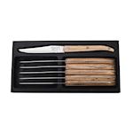 Innovation Line Steak knives Oak wood with smooth blade