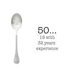 One Message Spoon 50… 18 with 32 years experience