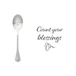 One Message Spoon Counting your blessings