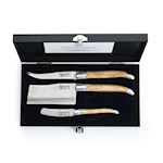 Luxury Line Cheese knives Oak wood Stonewash