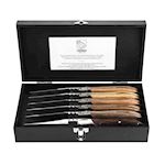 Luxury Line Steak knives Mixed wood