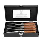 Luxury Line Steak knives Pakka Rose