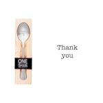 One Message Spoon 1 lepel, Thank You