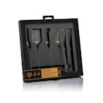 Style de Vie Cheese and butter knives set Black