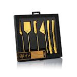 Style de Vie Cheese and butter knives set Gold
